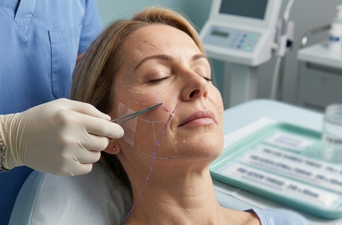PDO thread lift treatment at Aterna Wellness