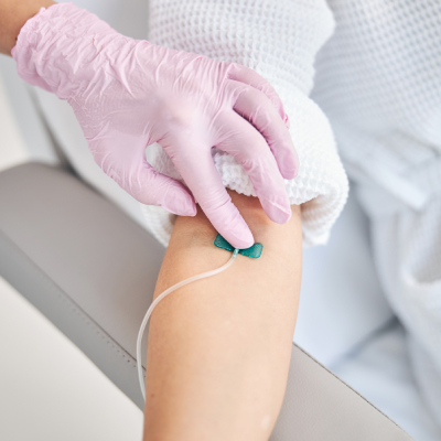 IV therapy hydration treatment at Aterna Wellness